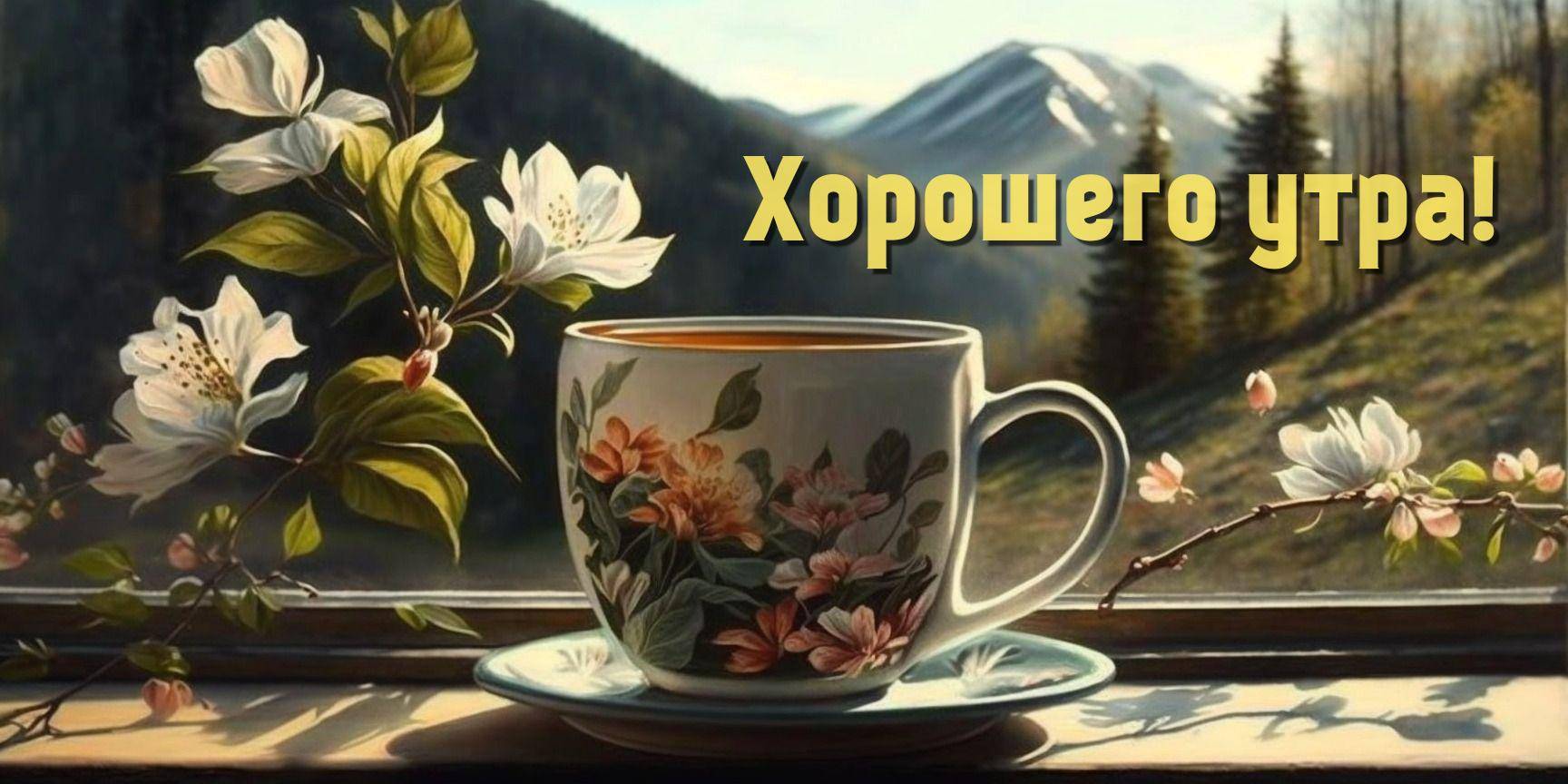 Пробуждение дня окутывает мир нежным сиянием, проникающим сквозь горы